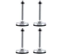 ROHCGHC Piedini di livellamento, 4 Pezzi, Piedini di livellamento for carichi Pesanti, Dimensione Filettatura M16 * 150mm, Diametro Base 2, Pollici, Antiscivolo