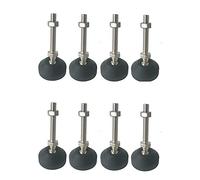 ROHCGHC Piedini di livellamento, 8 Pezzi di Guide for mobili con Piedino livellatore Asta filettata Regolabile, Gambe for filettate, for Base da 6 cm Diametro(D60*M24*150MM)