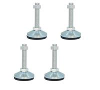 ROHCGHC Piedini di livellamento, Piedini di Supporto Antiscivolo for carichi Pesanti 4PCS, utilizzati for mobili e Attrezzature industriali, D80×99, M12