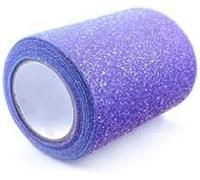 ROHCGHC Un Filo Trasparente, Arcobaleno Glitter Tulle Rotolo Paillettes Cristallo Tessuto Trasparente Gonna Tutu Artigianale Fai da Te Decorazioni for la casa(Blue Pink Yellow)