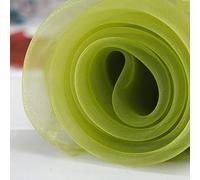 ROHCGHC Un Filo Trasparente, Rete in Tessuto di Organza for Decorare ingressi, gonne da Ballo(Olive Green)