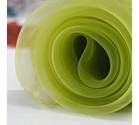 ROHCGHC Un Filo Trasparente, Rete in Tessuto di Organza for Decorazioni Nuziali, Abiti, Artigianali Moda(Olive Green)