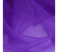 ROHCGHC Un Filo Trasparente, Tovaglia Trasparente Scintillante in Organza di Tessuto Voile for coprisedie da Matrimonio, Runner Tavolo(Purple Blue)