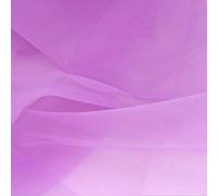 ROHCGHC Un Filo Trasparente, Tovaglia Trasparente Scintillante in Organza di Tessuto Voile for coprisedie da Matrimonio, Runner Tavolo(Pink Purple)