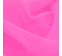 ROHCGHC Un Filo Trasparente, Tovaglia Trasparente Scintillante in Organza di Tessuto Voile for coprisedie da Matrimonio, Runner Tavolo(Dark Pink)