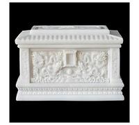 ROHCGHC Urne cinerarie, Materiale in Marmo, Squisito Rilievo, utilizzato for conservare Le Ceneri umane, Souvenir Perfetto Vita Interessante(#2)