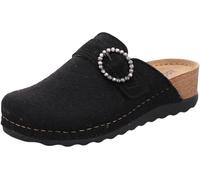 Rohde Pantofole Donna Soave-40 6055, Numero:39 EU, Colore:Nero