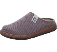 Rohde Pantofole per Uomo Novara-H 6786 | Pantofole da uomo, mocca, marrone, senza lacci, in velluto a coste