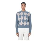 Róhe - Polo Argyle Mouliné - - Tops - Donna - Grigio - S