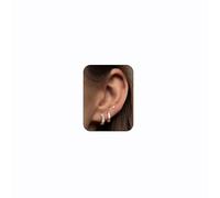 Roheafer 3 Paia Orecchini d'Oro per Donne - 14k Placcato Oro Hoop Ipoallergenici, Cartilagine Set per Multiplo Piercing, Piccoli a Perno