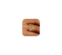 Roheafer anelli d'oro impilabili per le donne non ossidano morbidi anelli impilabili placcati in oro 14K anello da pollice in zirconia cubica dichiarazione tendenza anelli di fidanzamento per le donne