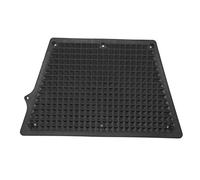 ROHMRHIE Outboard Transom Plate Pad Heavy Duty PVC Trapezoidal Grid Design Engine Mounting Board for Kayak Inflatable Boat Fishing Boat (Black)