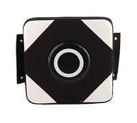 ROHMRHIE Sacco da Boxe Sacco da Boxe da Parete Sacco da Allenamento Focus Target Pelle PU Antideflagrante Spugna PE ad Alta Densità per Pratica di Arti Marziali Taekwondo 39x39x10 (in Bianco e Nero)
