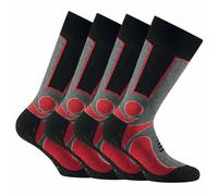 Rohner Basic Calzino sportivo grigio / rosso / nero Donna Rohner Basic 35-38 grigio / rosso / nero