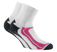 Rohner Basic Calzino sportivo rosa / nero / bianco Donna Rohner Basic 39-42