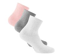 Rohner Basic Unisex Calze Quarter, 3 Pezzi - Sport Quarter, Mischia Di Cotone...