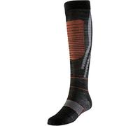 Rohner - Calze da Sci, Nero/Arancione, 39-41