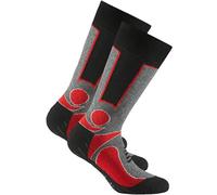 Rohner Calzini da trekking da donna, da uomo, basic trekking, confezione da 2, colore rosso 43-46