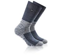 Rohner - Fibre Tech - Calze da trekking EU 42-44 - L grigio/blu