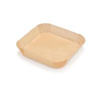 Rohnson Air Fryer Safe Piatti Di Carta Usa E Getta - Antiaderenti, Resistente Alle Alte Temperature, Confezione Da 50 Pezzi, 20x20x4.5cm - Mantieni Pulito Il Tuo Fryer E Migliora Il Sapore