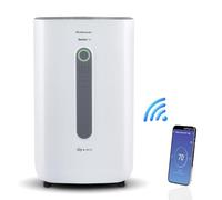 Rohnson Deumidificatore Elettrico - 16 L/Giorno, per 100 m², Serbatoio 6,5 L, Silenzioso 36 dB, Wi-Fi Smart, Filtro HEPA 13 Opzionale, Touch Panel, Ionizzatore, Timer 24 h, Blocco Bambini