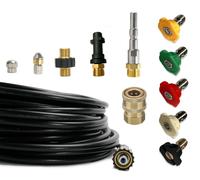 Rohrreinigungsschlauch per Kärcher Kränzle Nilfisk Alto 12-tlg Incl. Set Ugelli