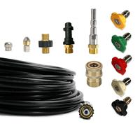 Rohrreinigungsschlauch per Kärcher Kränzle Nilfisk Alto 12-tlg Incl. Set Ugelli