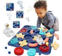 ROHSCE Board Puzzle Game Logical Road Builder, Educational Smart Brain STEM Learning Toy, Preschool Travel Toy Board car Games for Kids Ages 4-8 Educational Toys Logic Games