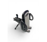RohSCELL Supporto Cellulare Auto Universale con Pinza per Bocchetta Aria, Blocco a 3 Lati con Pulsante di Rilascio, Rotazione 360°, Porta Smartphone Antigraffio per iPhone Samsung Xiaomi