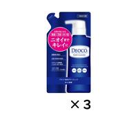 ROHTO DEOCO BODY CLEANSE REFILL DEODORANTE LAVAGGIO BIANCO 250ml X 3 SET