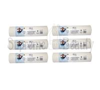 6 LENZUOLINO CELLULOSA 2 VELI H 60X80 MT ROTOLO LETTINO ESTETICA MONOUSO RO.IAL