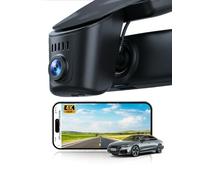 Roinvou Dashcam 4K per Audi A4 A6 A3 A5, WiFi Supercondensatore, SD 64GB | Videocamera Auto con Visione Notturna, G-Sensor, Plug & Play tramite Sensore Pioggia, Q5 Q7 2019-2026