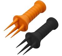 Roioiow Mini aeratore per piante in vaso, coltivatore manuale stampato in 3D, strumento da giardino per allentare il terreno, diserbo e cura delle piante, confezione da 2