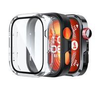 Rojeuinn 2 Pezzi Cover per Huawei Watch Fit 4 Pro con Vetro Temperato Pellicola Protettiva, Custodia PC Rigido Case Protettiva Ultrasottil