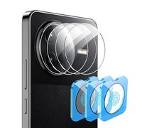 Rojeuinn 3 pezzi Vetro Temperato per Xiaomi Poco F7 Pro/F7 Ultra Pellicola Protettiva,3 Pezzi Fotocamera Posteriore,Senza Bolle,Anti-Scratch,HD,Durezza 9H