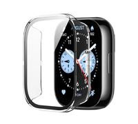 Rojeuinn Cover custodie per Xiaomi Redmi Watch 5 Lite custodia protettiva con protezione per lo schermo,protettiva rigida per PC360°antigraffio antipolvere ultrasottile-Trasparente