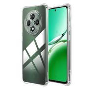 Rojeuinn cover per Oppo Reno12 F 5G/4G/Oppo Reno12 FS 5G/4G, Softshell in TPU ultrasottile e altamente trasparente, rinforzato ai quattro angoli, antiurto, anticaduta, anti-impronta-Trasparente.