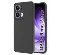 Rojeuinn cover per OPPO Reno13 Pro 5G,Materiale Silicone Liquido di Alta Qualità,Custodia per Telefono a Copertura Totale,Antiurto,AntiGraffio,Anti-Impronte- Nero