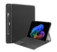 Rojeuinn Cover per Surface Pro 12 2025 custodie Gomma Protezione Protettivo,Ultra Sottile Antiurto Anti-Graffio TPU Flessibile Case -Nero