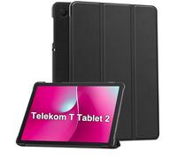 Rojeuinn Cover per Telekom T Tablet 2 10.1" 2005 custodie Gomma Protezione Protettivo,Ultra Sottile Antiurto Anti-Graffio TPU Flessibile Case -Nero
