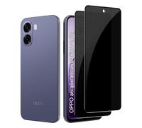 Rojeuinn Schermo privacy per OPPO A6/A6x/A6t/A6s/A6t pro 4G/5G,2 pezzi pellicola protettiva in vetro temperato anti-peeping, pellicola privacy HD,durezza 9H bolle