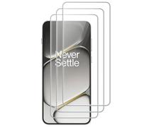 Rojeuinn Set di 3 pellicole protettive in vetro temperato per OnePlus 15R 5G - Copertura completa - Resistente all'olio - Durezza 9H - Antigraffio