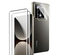 Rojeuinn Vetro Temperato per Realme GT 7 pro 5G Pellicola Protettiva,2 Pezzi Vetro Temperato+2 Pezzi Fotocamera Posteriore,Anti-Scratch,Durezza 9H