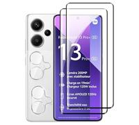 Rojeuinn Vetro Temperato per Xiaomi Redmi Note 13 Pro Plus 5G Pellicola Protettiva,2 Pezzi Vetro Temperato+2 Pezzi Fotocamera Posteriore,Anti-Scratch,Durezza 9H