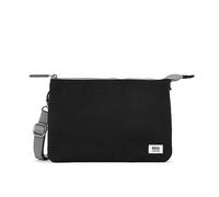 ROKA Carnaby - Borsa a tracolla XL sottile per uomo e donna, 3 scomparti, cerniera spessa, tracolla rimovibile e regolabile, per telefono, portafoglio, chiavi, cenere, XL, Borse a tracolla