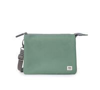 Roka Carnaby XL - Borsa a tracolla slim per donne e uomini, 3 scomparti, cerniera spessa, tracolla rimovibile e regolabile per telefono, portafoglio, chiavi, Frost, s