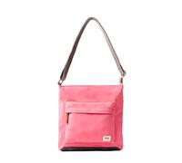 Roka Kennington - Borsa a tracolla in nylon per donne e uomini, con tasche multiple, cerniera spessa, tracolla regolabile per viaggi, lavoro, scuola, Limonata rosa., Medium