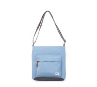 Roka Kennington - Borsa a tracolla in nylon per donne e uomini, con tasche multiple, cerniera spessa, tracolla regolabile per viaggi, lavoro, scuola, Blu retrò., s
