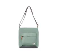 Roka Kennington - Borsa a tracolla in nylon per donne e uomini, con tasche multiple, cerniera spessa, tracolla regolabile per viaggi, lavoro, scuola, Frost, s