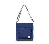 Roka Kennington - Borsa a tracolla in nylon per donne e uomini, con tasche multiple, cerniera spessa, tracolla regolabile per viaggi, lavoro, scuola, Blu Croccante, s
